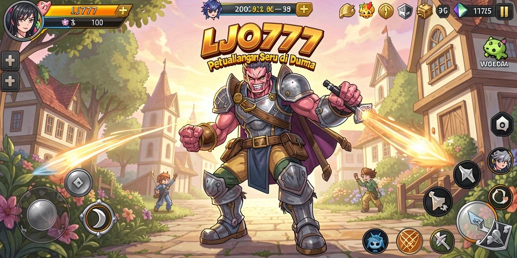 Gameplay anime seru dengan karakter menawan dari LJO777.