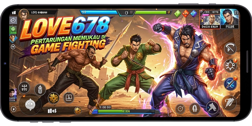 Tangkapan layar gameplay <strong>LOVE678</strong> menampilkan pertarungan yang intens dan mendebarkan.