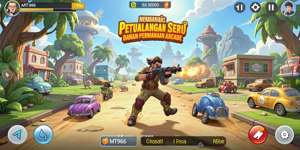 Menampilkan gameplay menarik dan penuh aksi dari MT966.