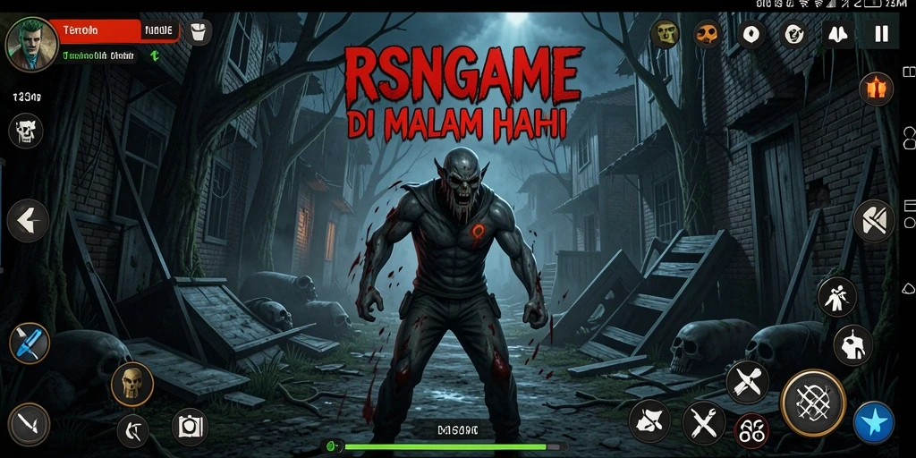 Tangkapan layar menampilkan gameplay menegangkan dari RSNGAME.